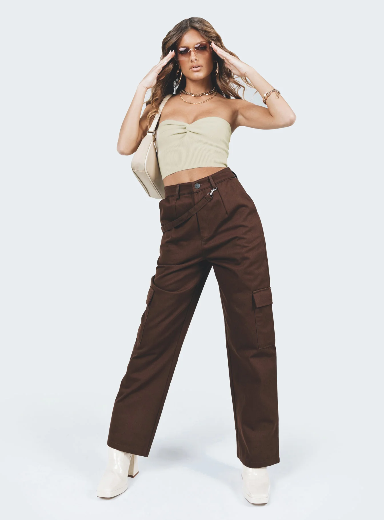 Glenda Pants Brown