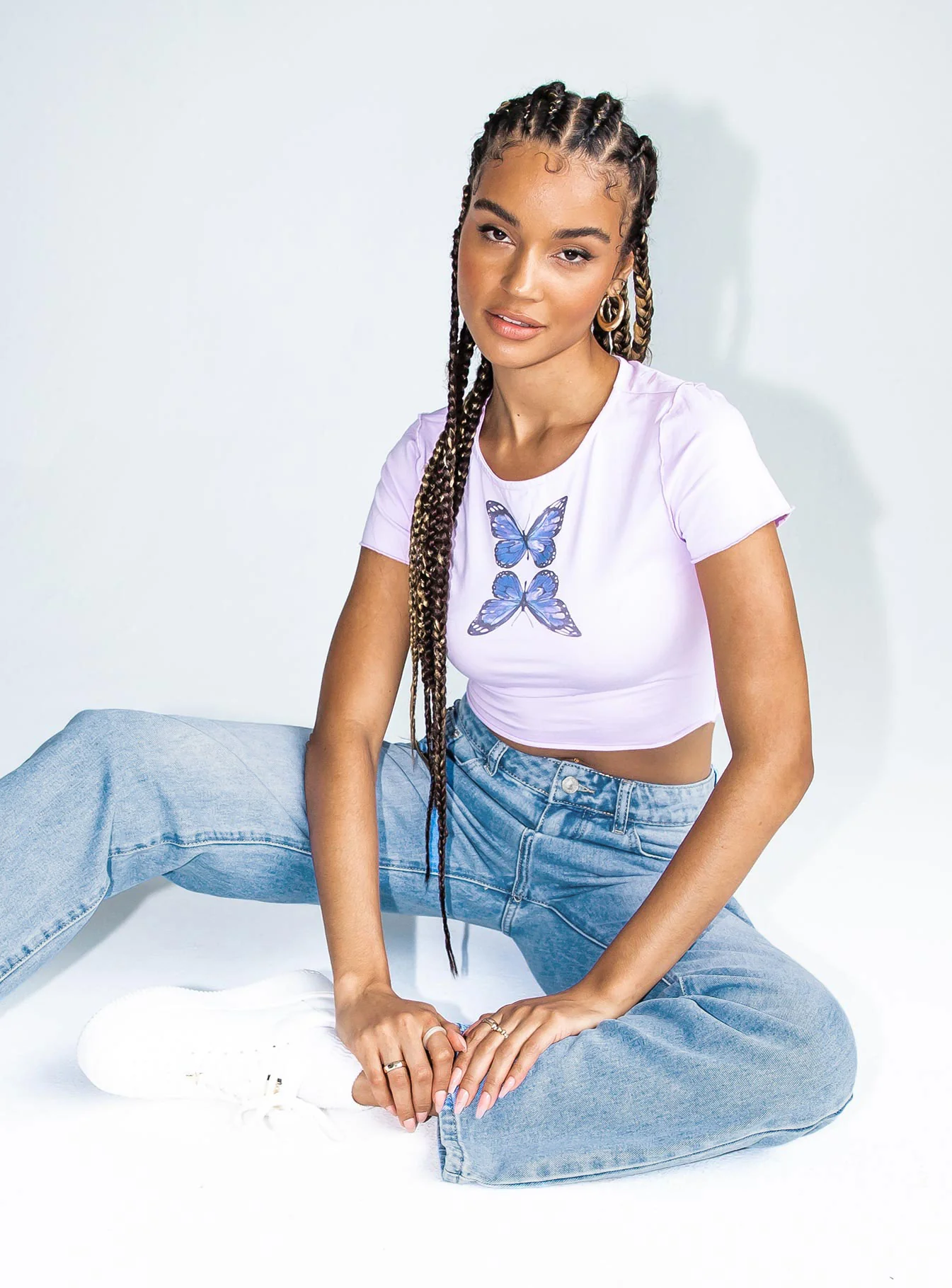 Butterfly Effect Top Lilac