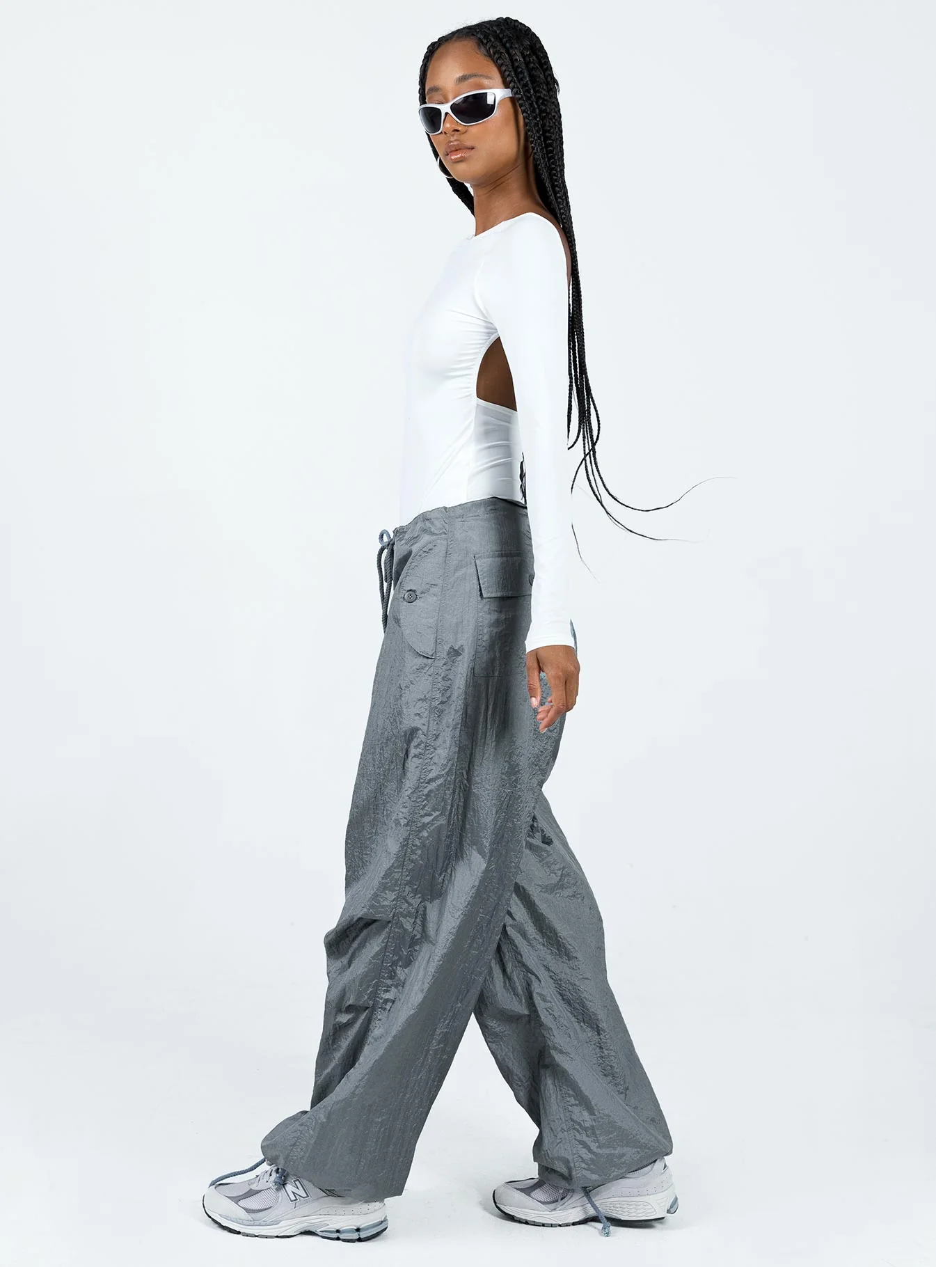 Motel Chute Trousers Grey