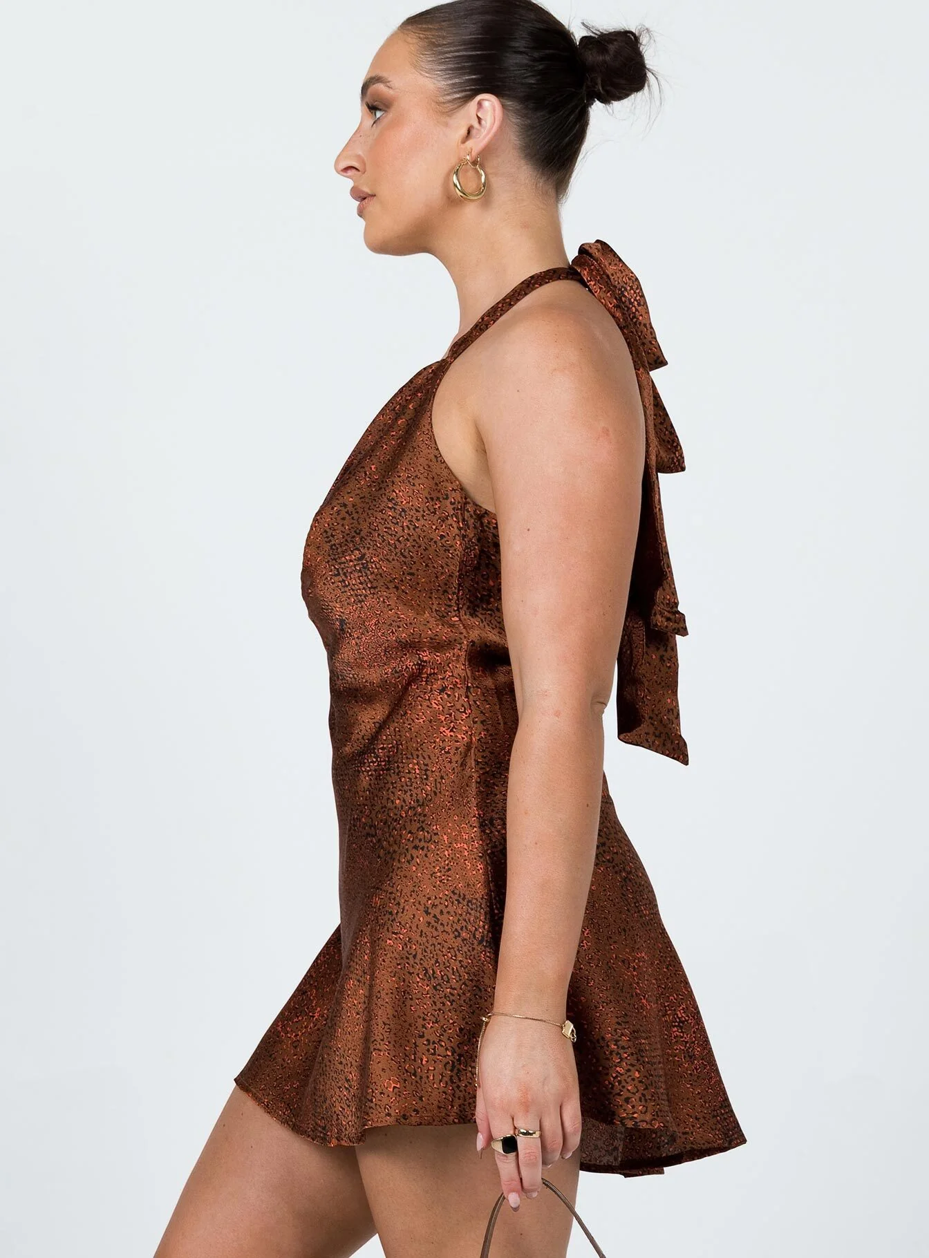 Marlee Mini Dress Brown