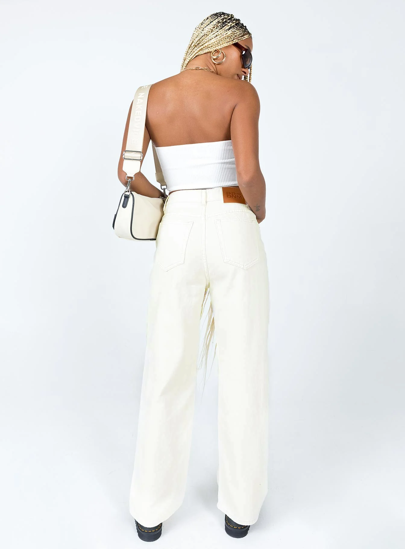 Hailie Denim Jeans Cream