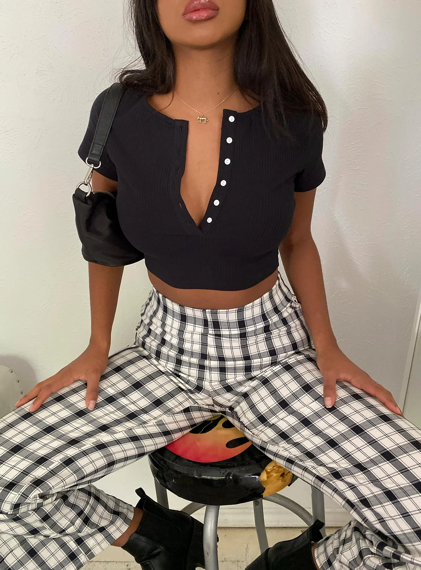 Lovers Thief Top Black