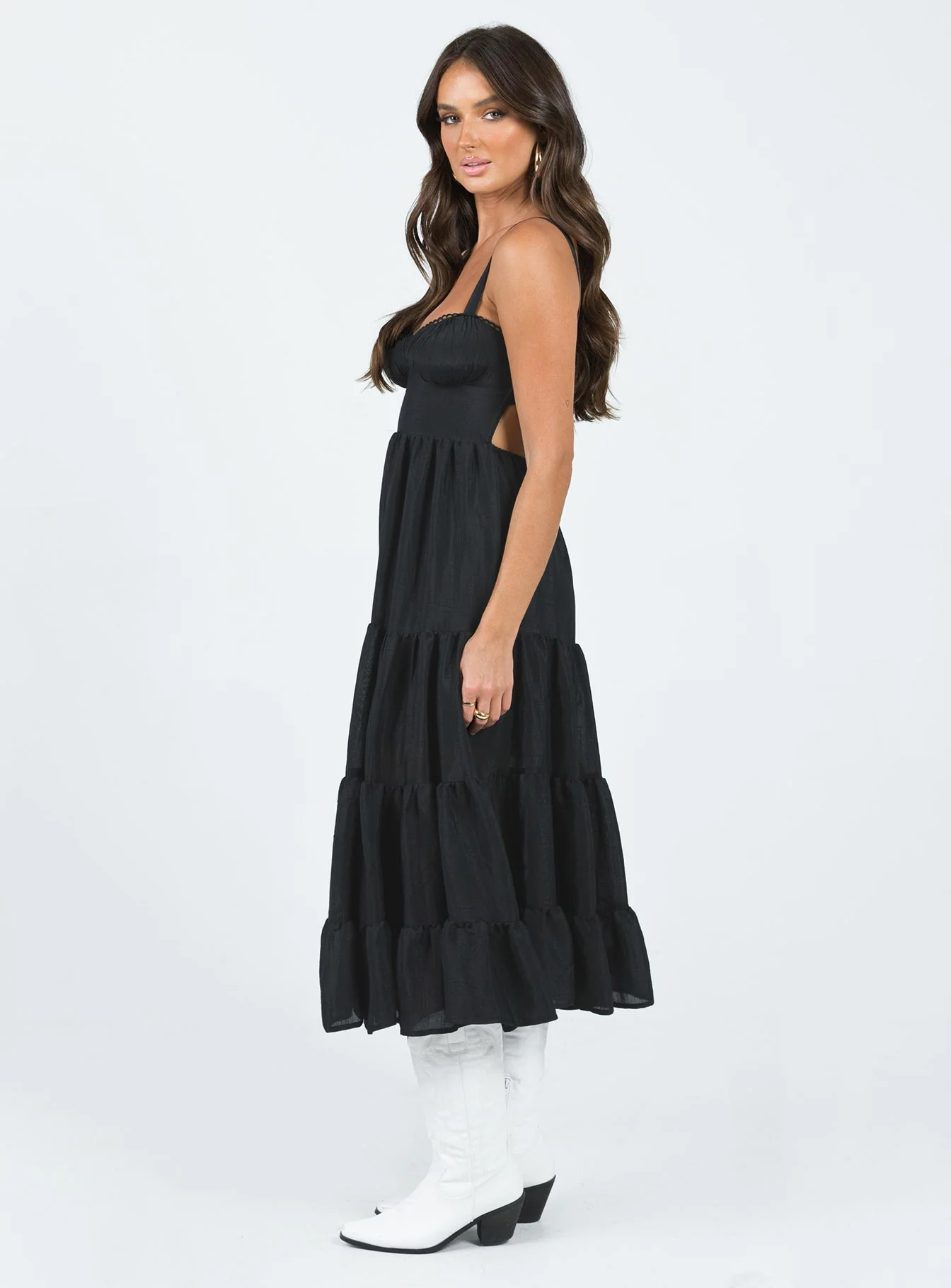 Joella Midi Dress Black