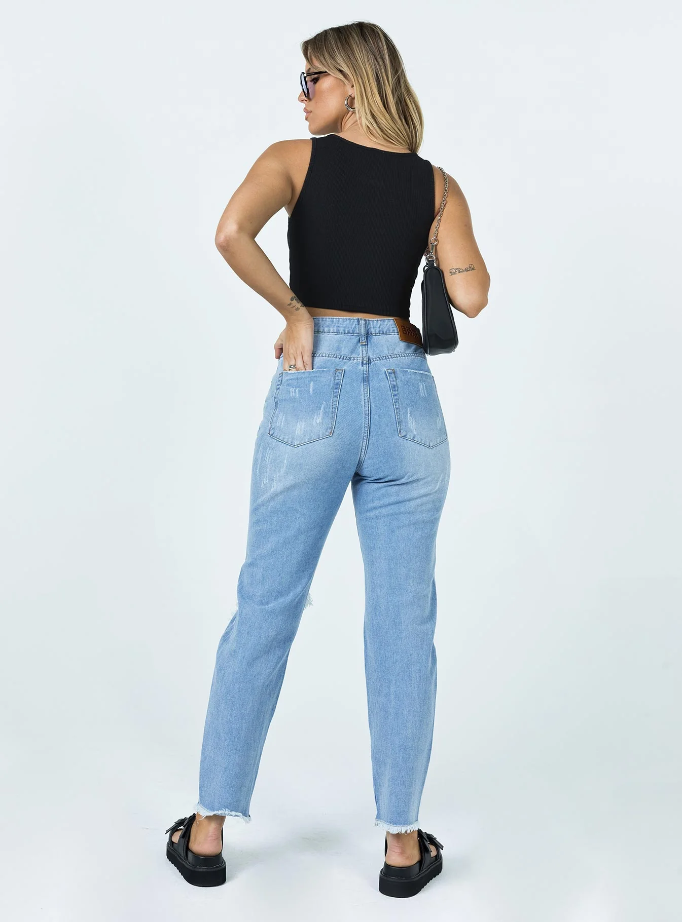 Paola Straight Leg Denim Jeans