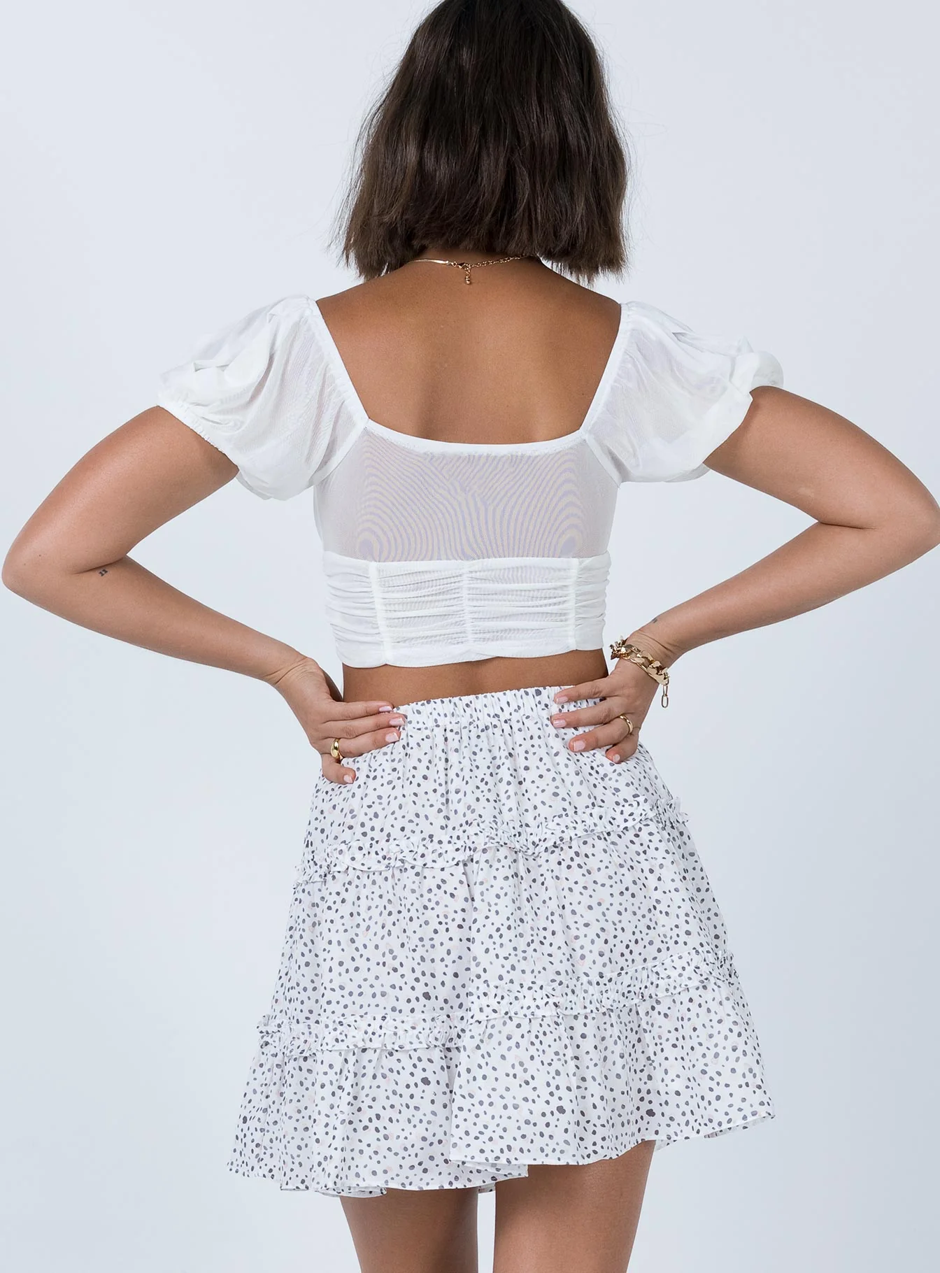 Rasmus Mini Skirt White