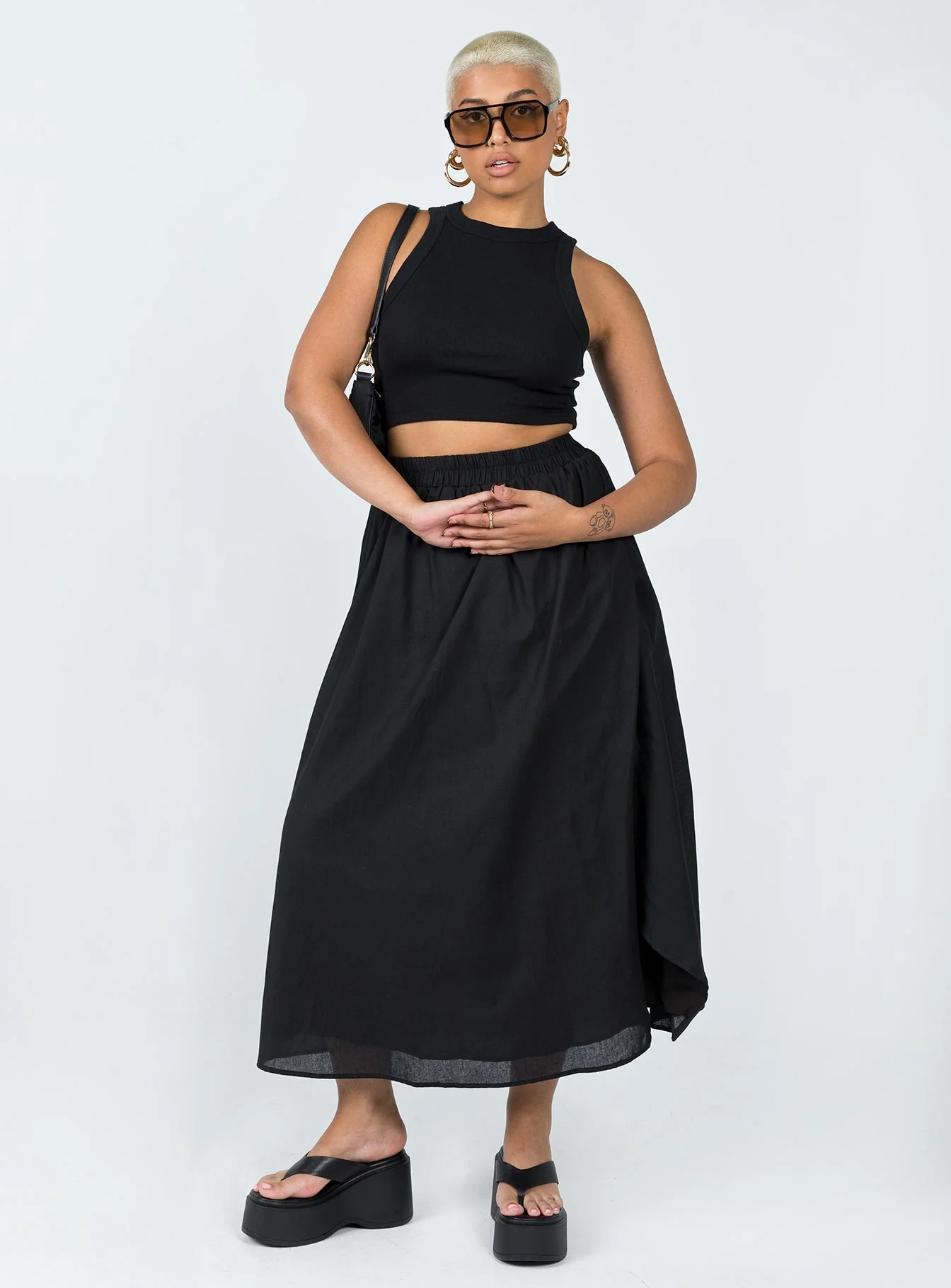 Leonie Maxi Skirt Black