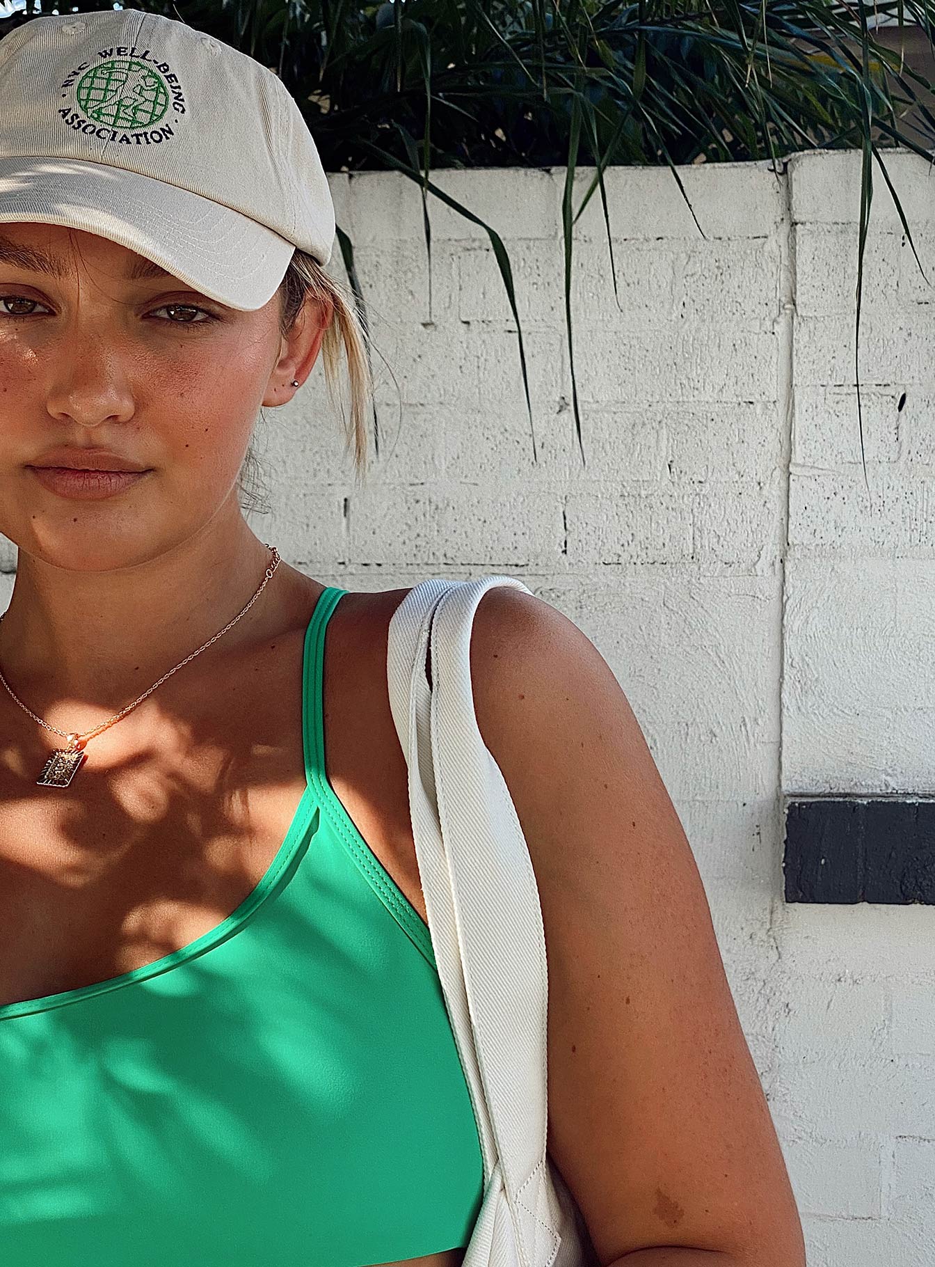 Brooke Eco Nylon Bikini Top Green