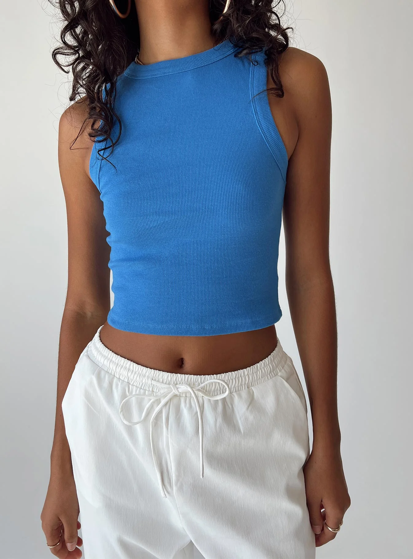 Organic Cotton Ashland Top Blue