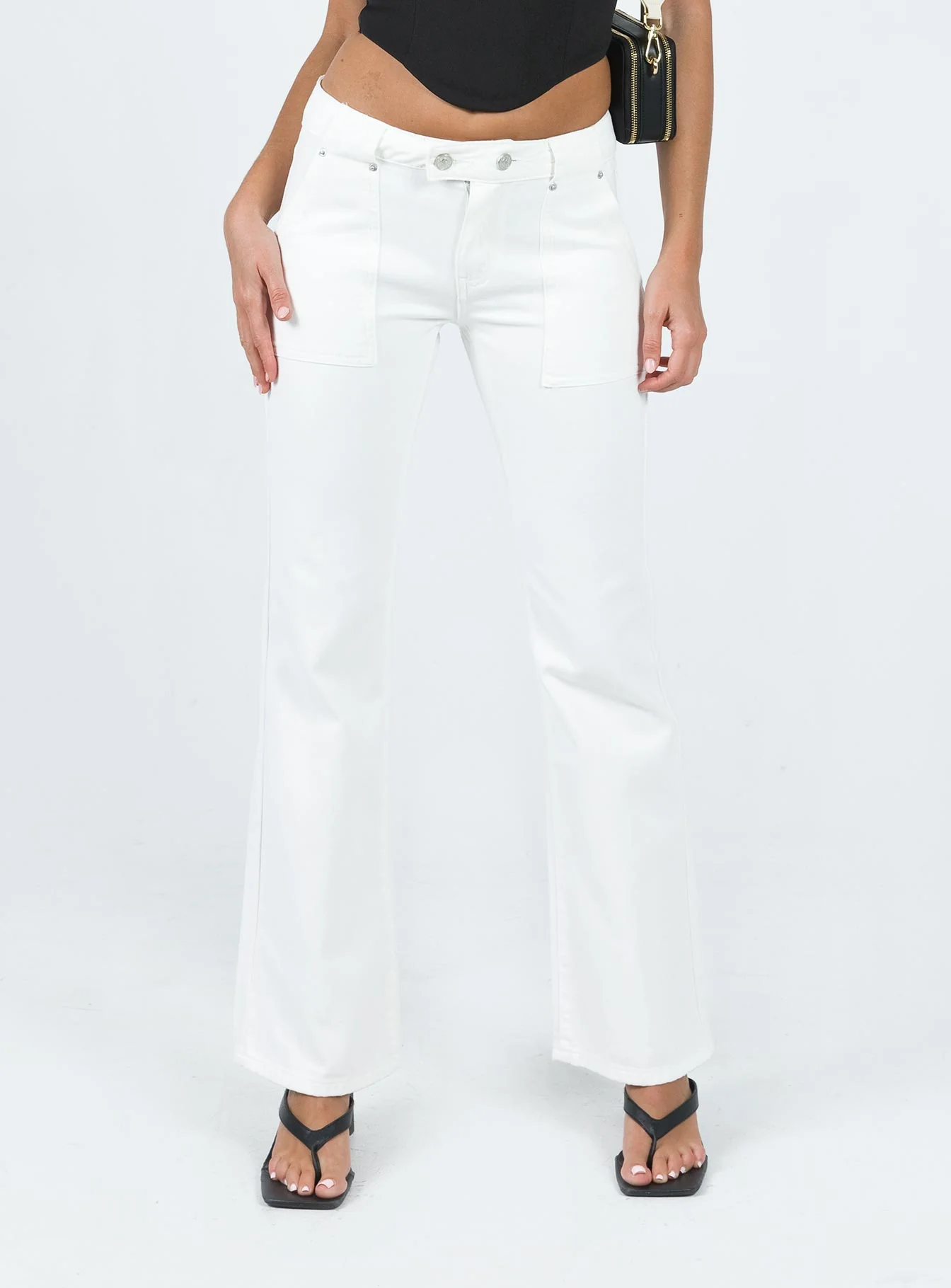 Corso Low Rise Jeans White