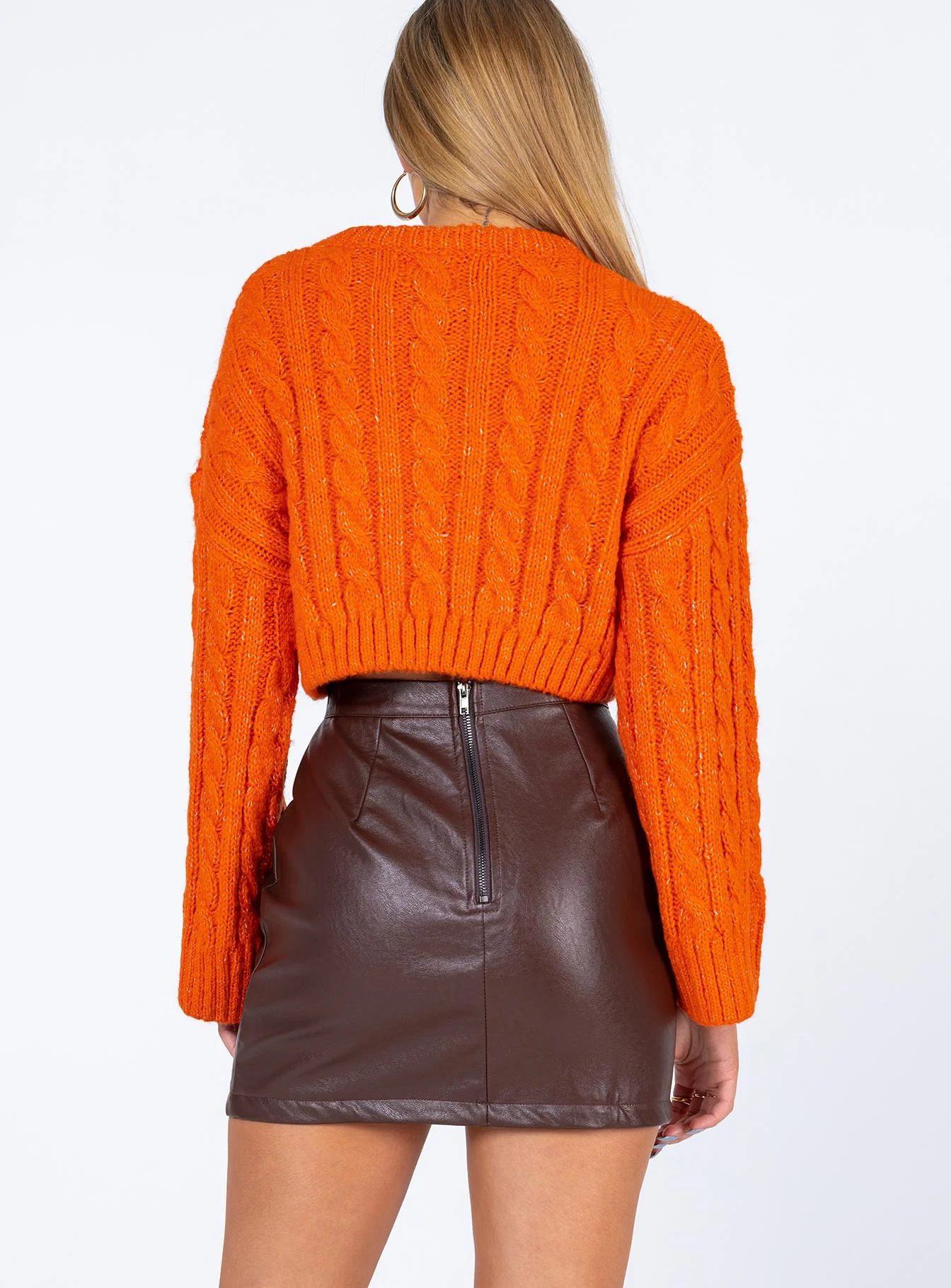 Lucas Mini Skirt Brown