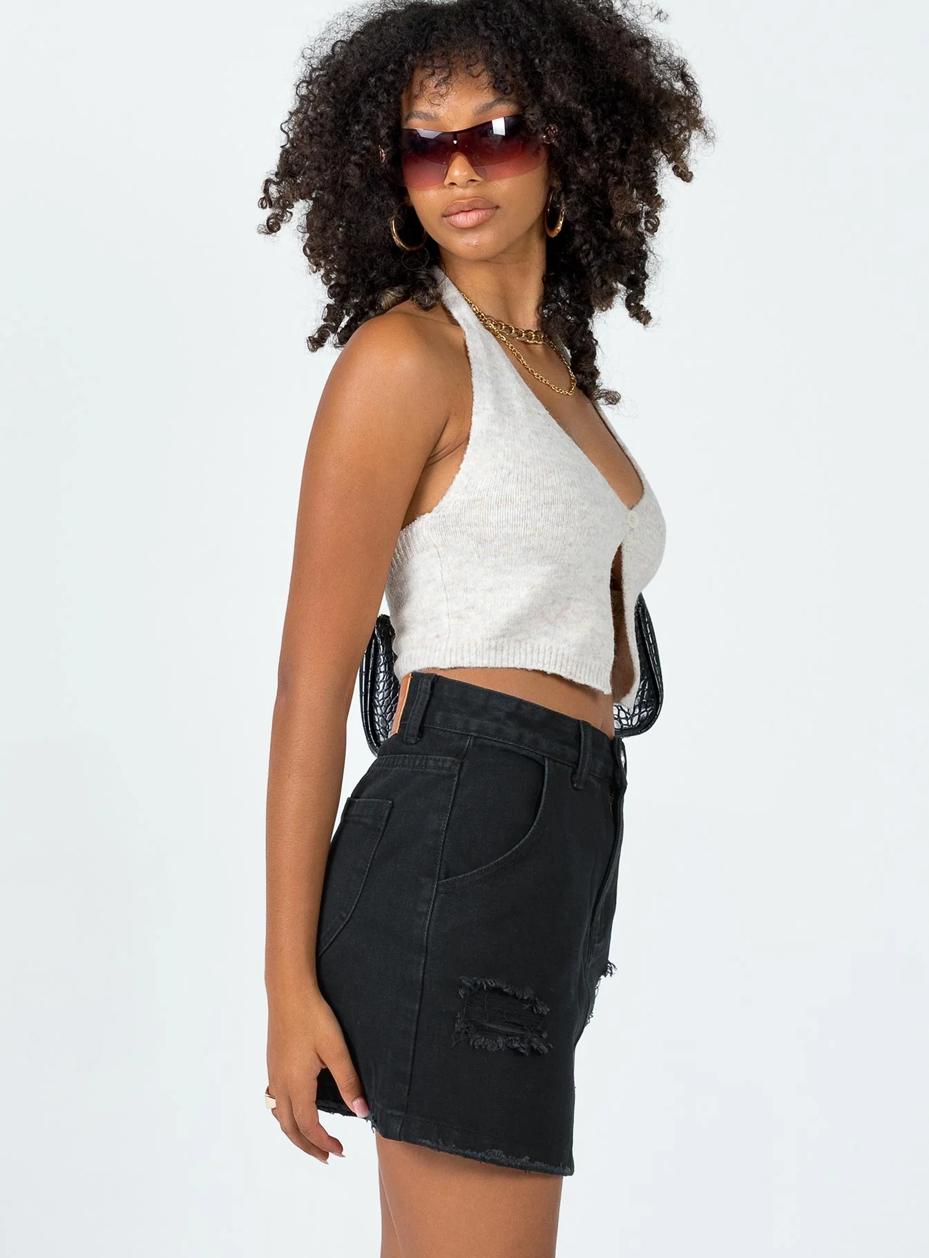 Audrey Mini Skirt Black