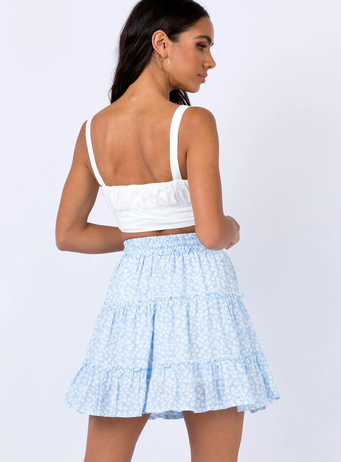 Meltem Mini Skirt Blue