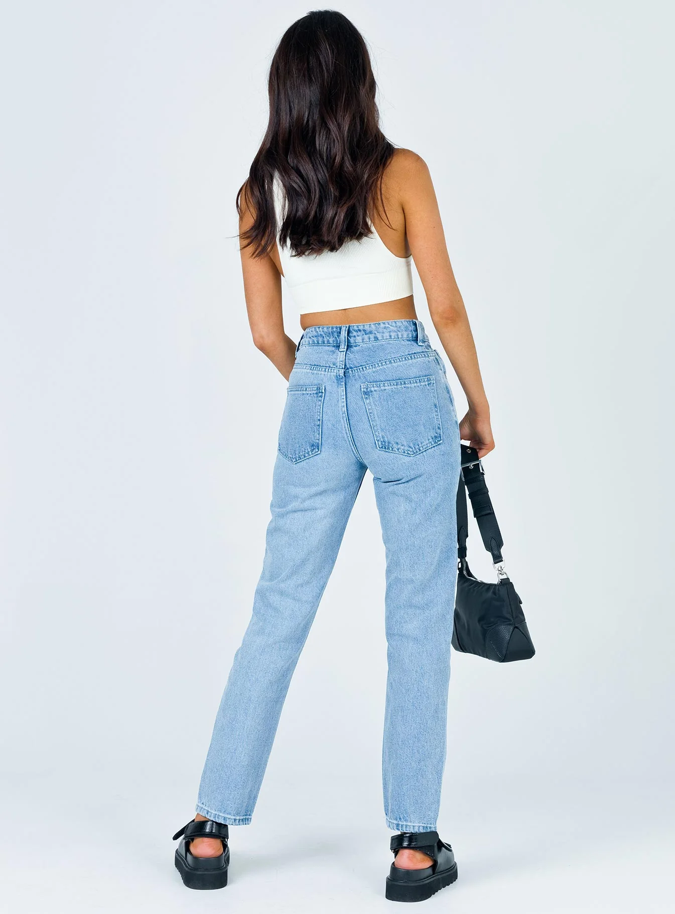 Cofield Mom Jean Patch Denim