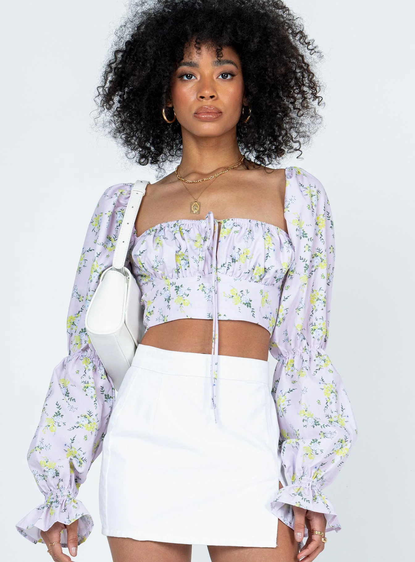 Portia Long Sleeve Top Lilac