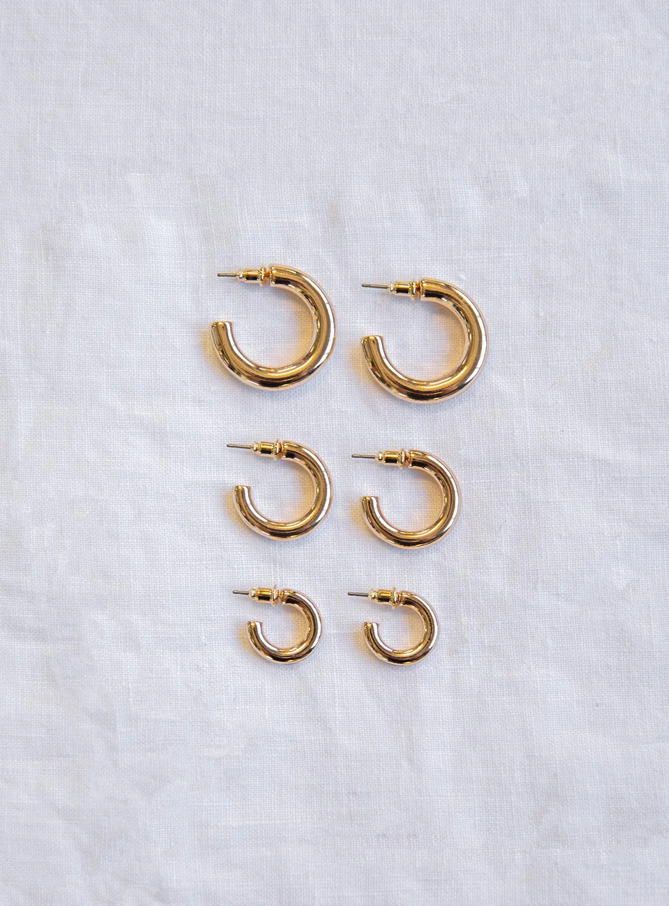 Jonesy Earring Pack Gold