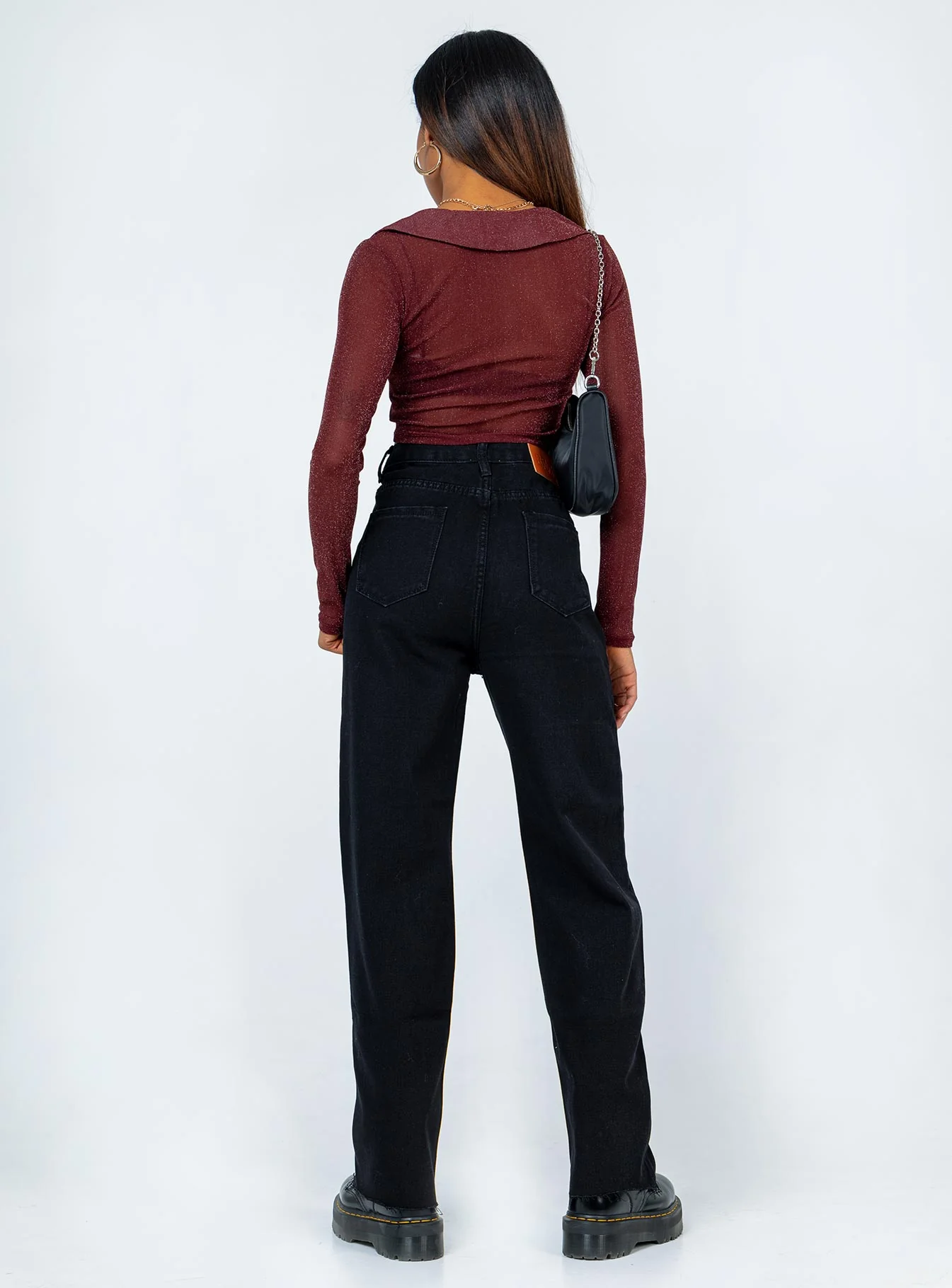 Kalinda Denim Jeans Black