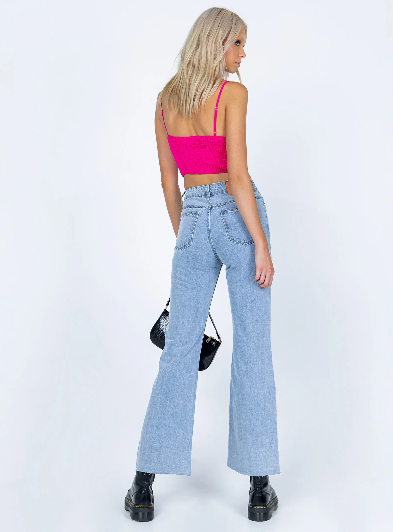 Salerno Flare Light Wash Denim Jeans