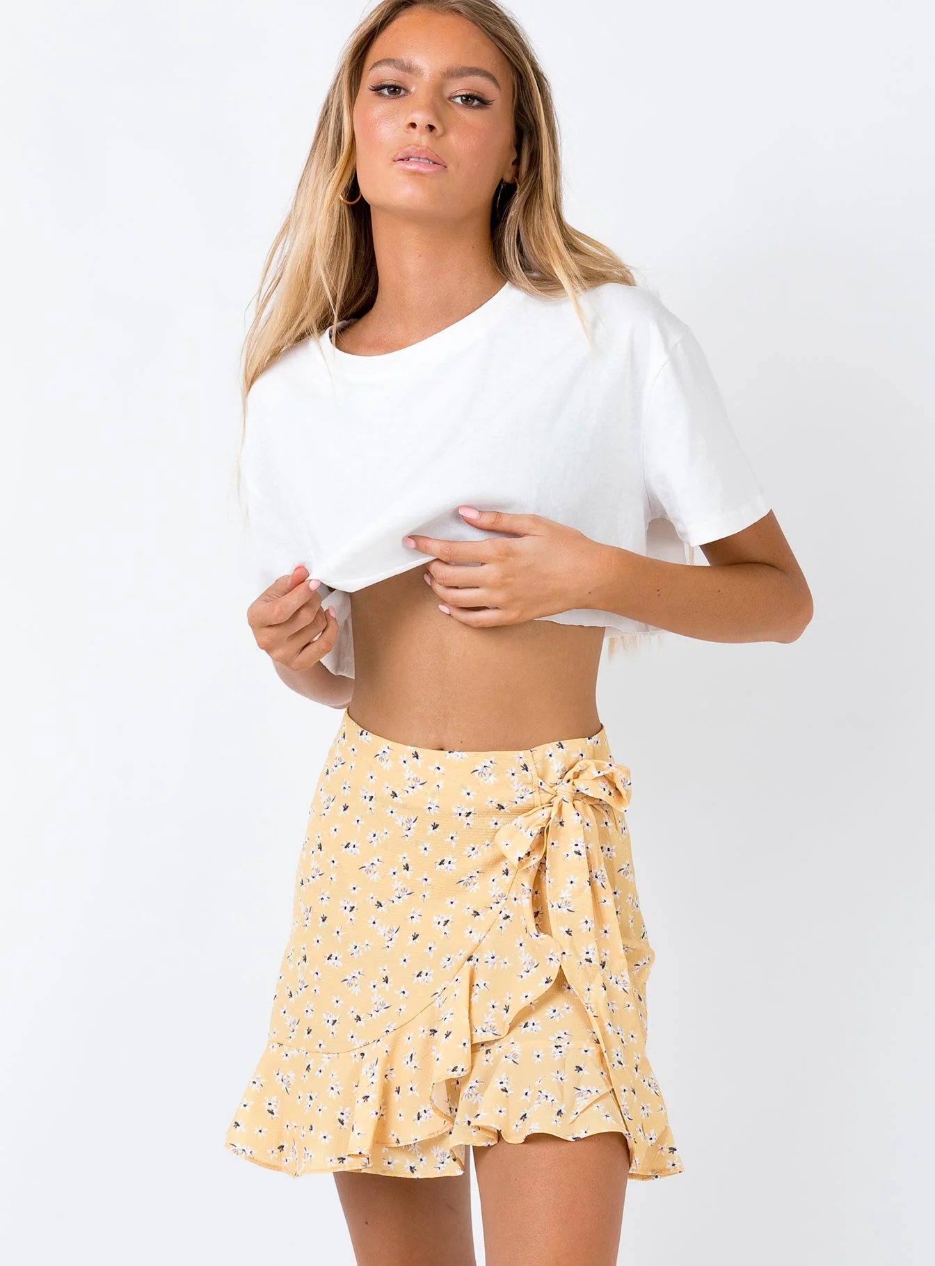 Zecca Mini Skirt Yellow