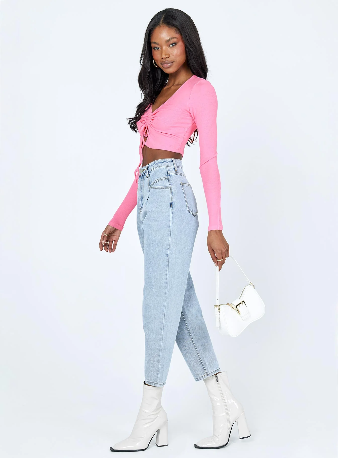 Organic Kibrya Mom Denim Jeans