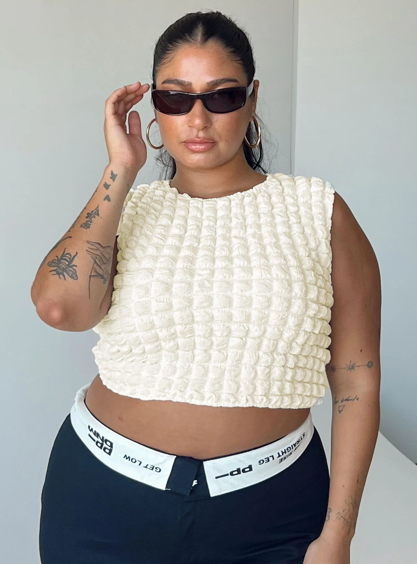 Kendrick Top Cream Curve
