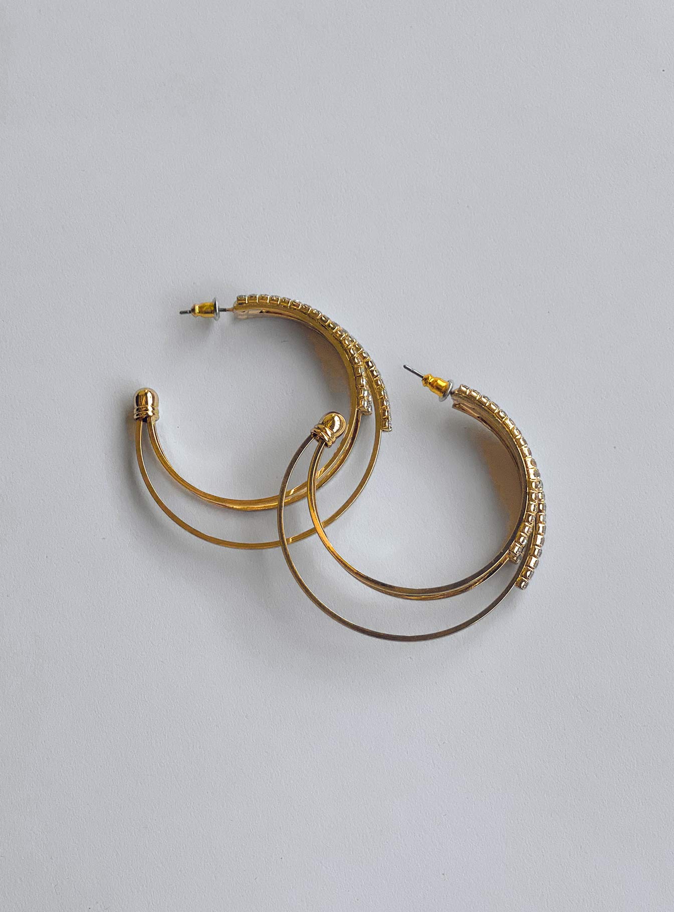 Ekin Hoop Earrings Gold