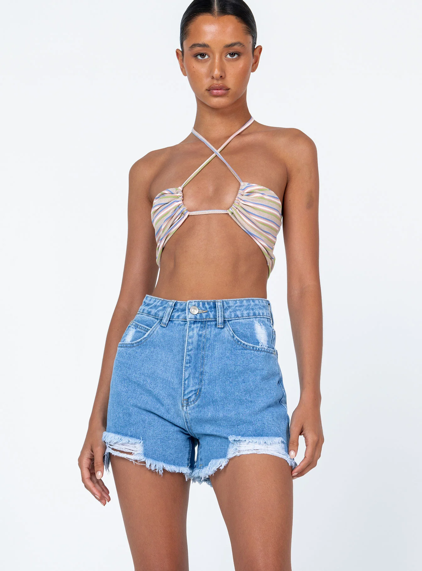 Geneva Denim Shorts