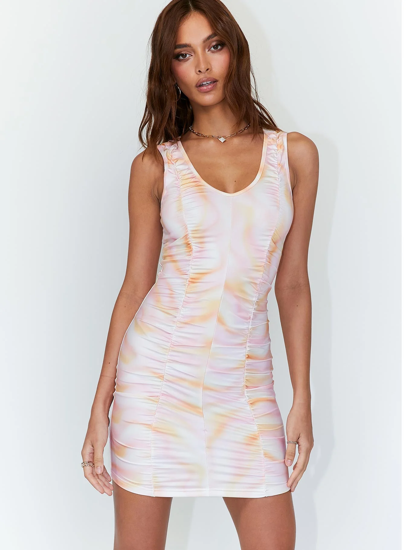 Bianca Mini Dress Orange