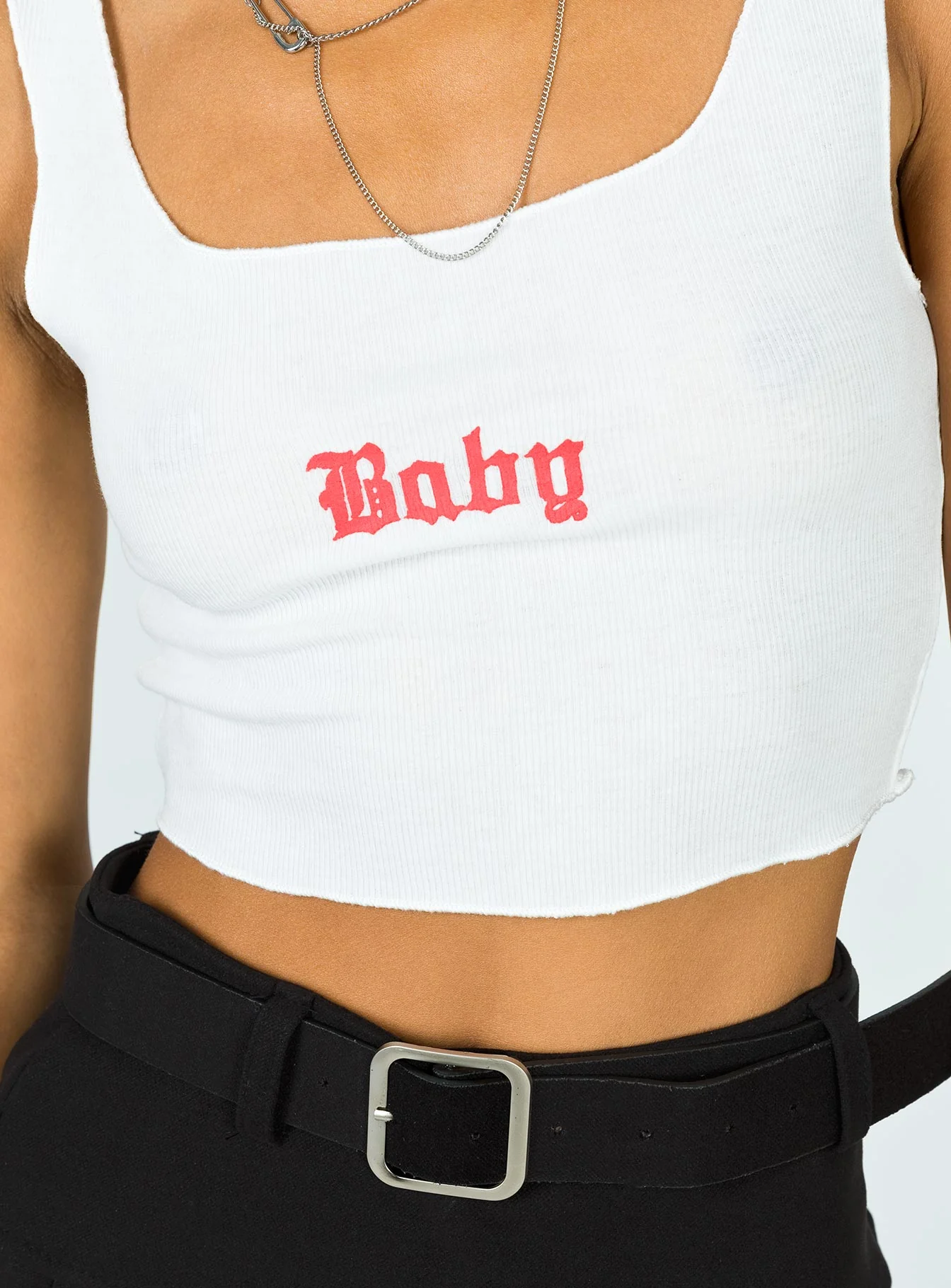 Baby Tank Top White