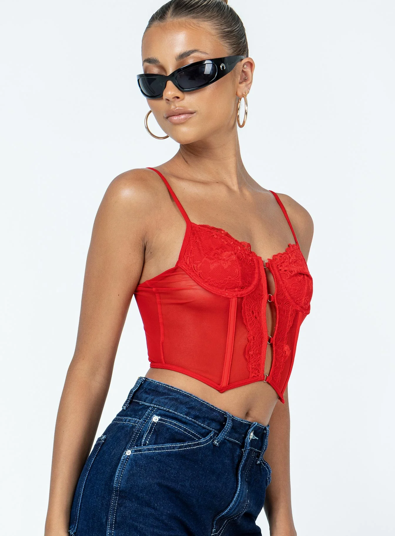 Lerina Top Red