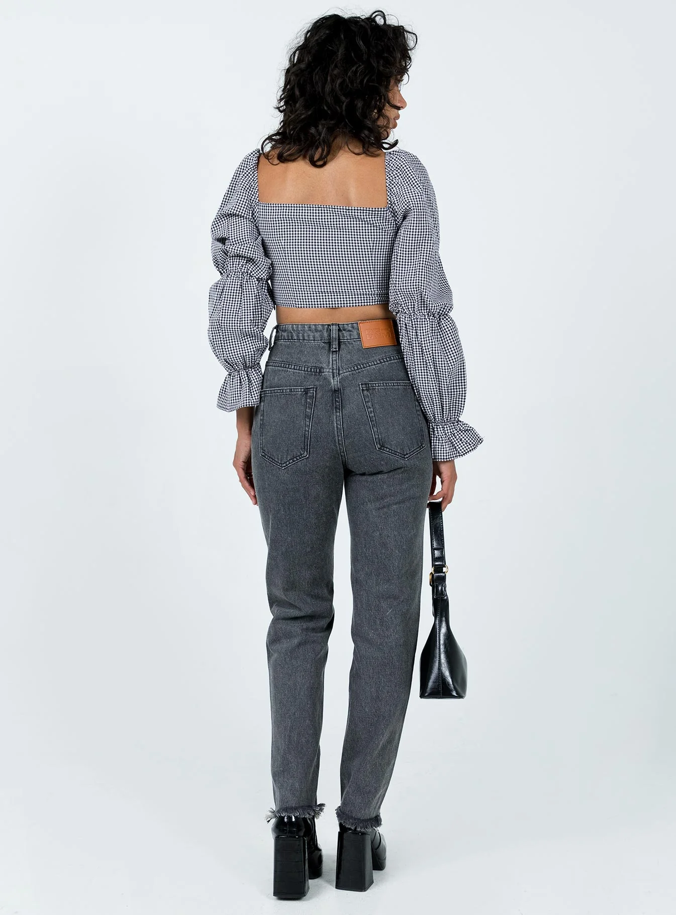 Connecticut Straight Leg Jeans Washed Black