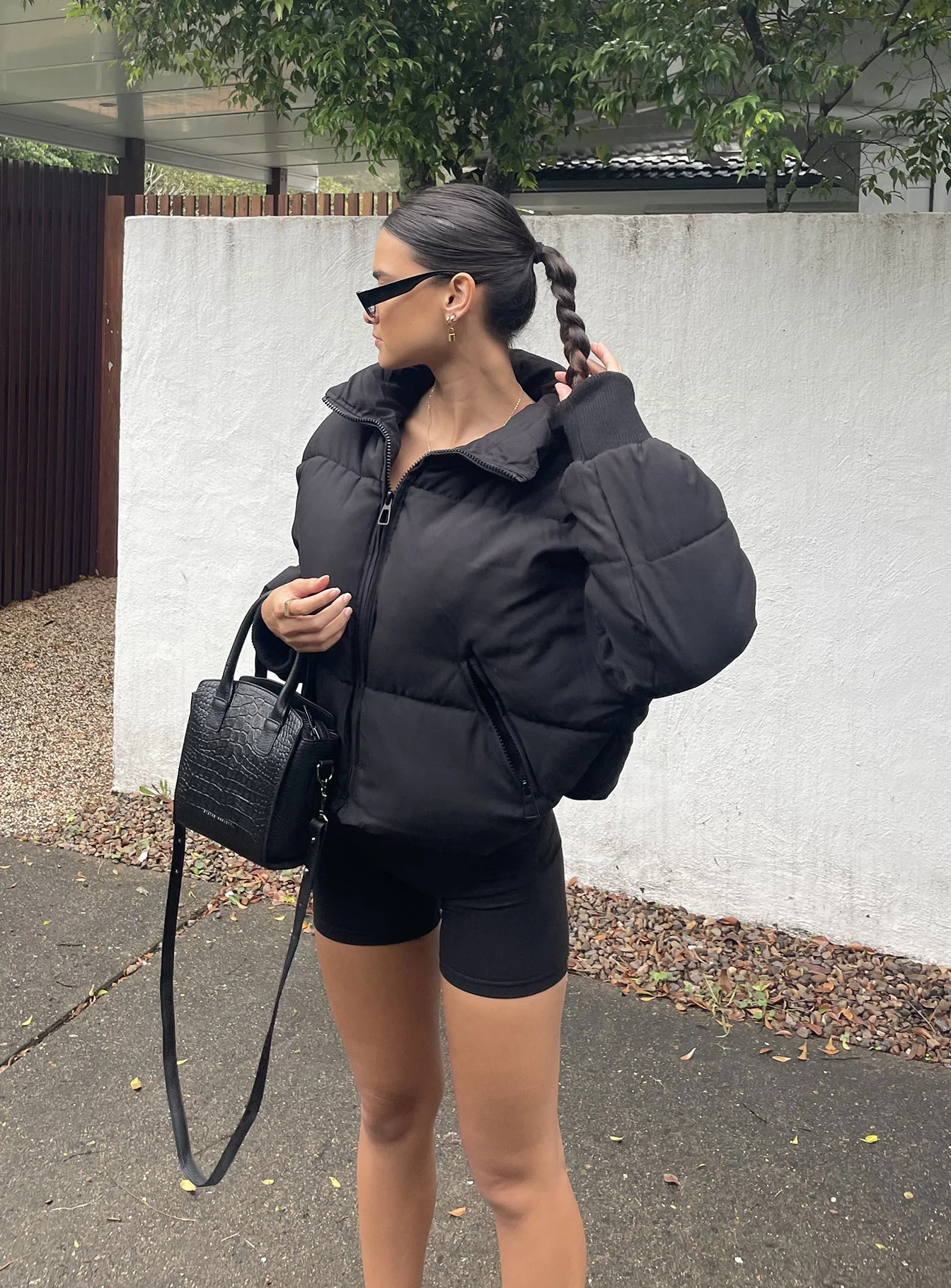 Abe Puffer Jacket Black Eco