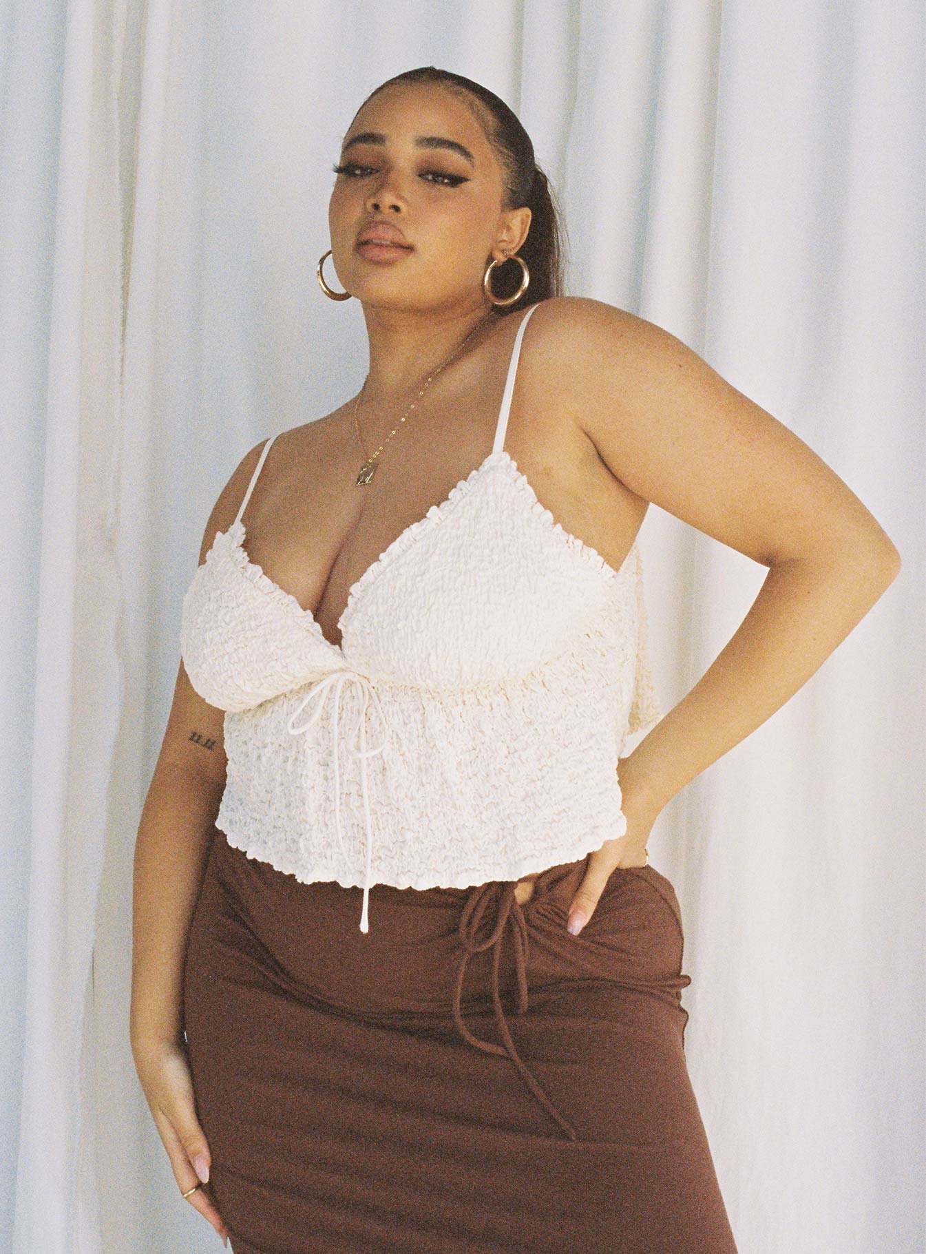 Kellan Top Cream Curve