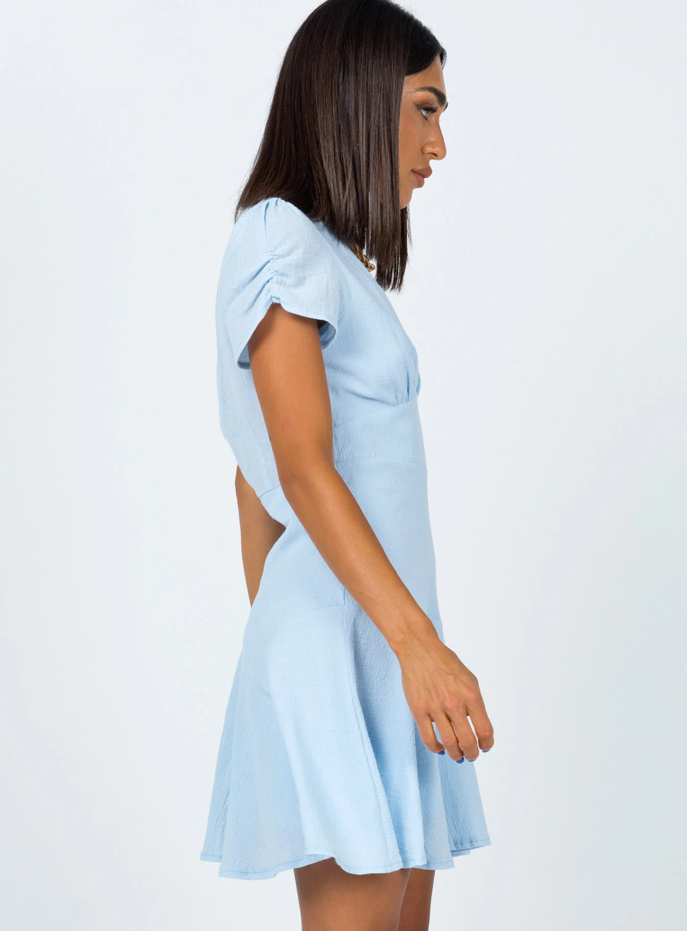 The Sting Mini Dress Baby Blue