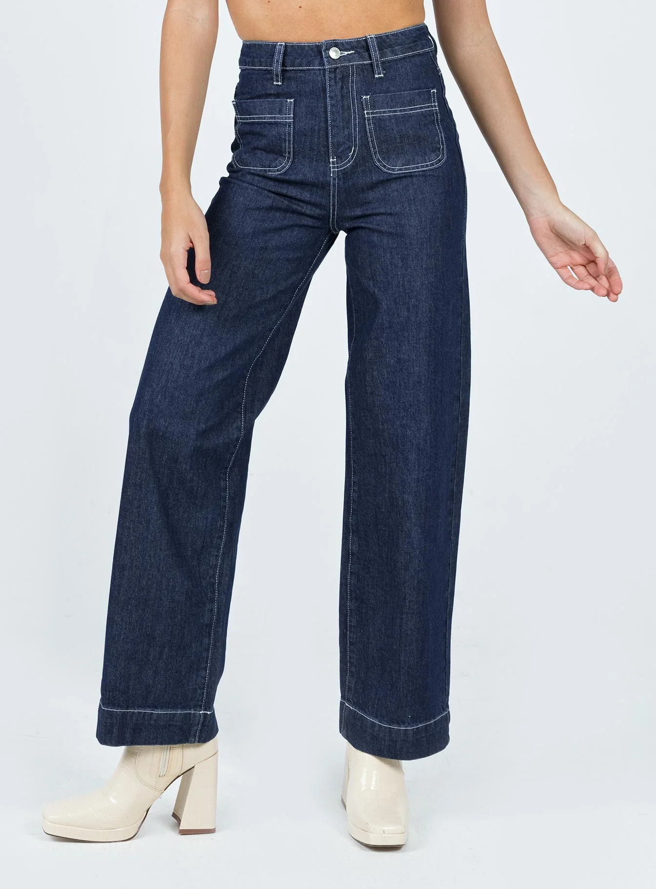 Pioneer Straight Leg Jeans Denim