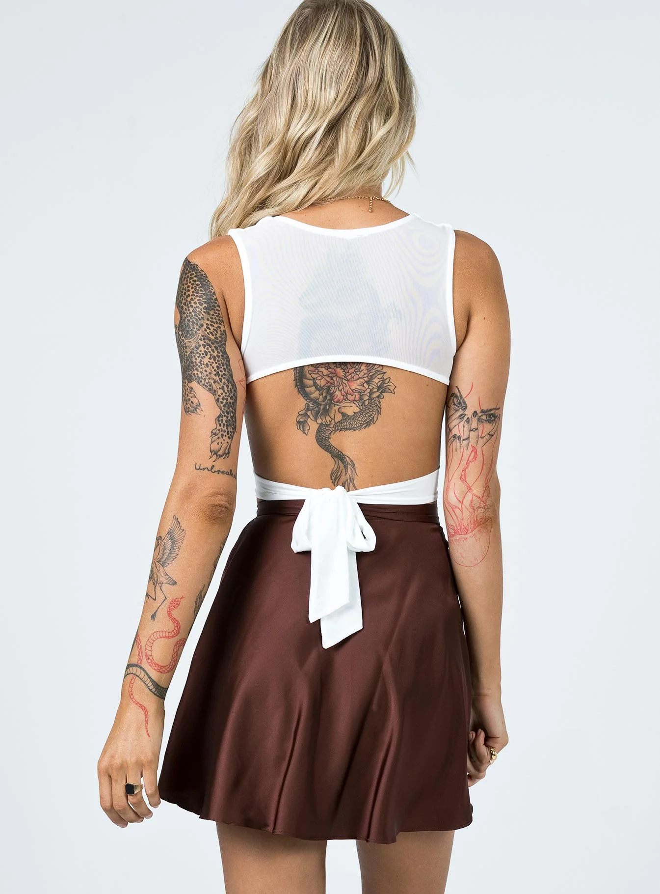 Affection Mini Skirt Brown