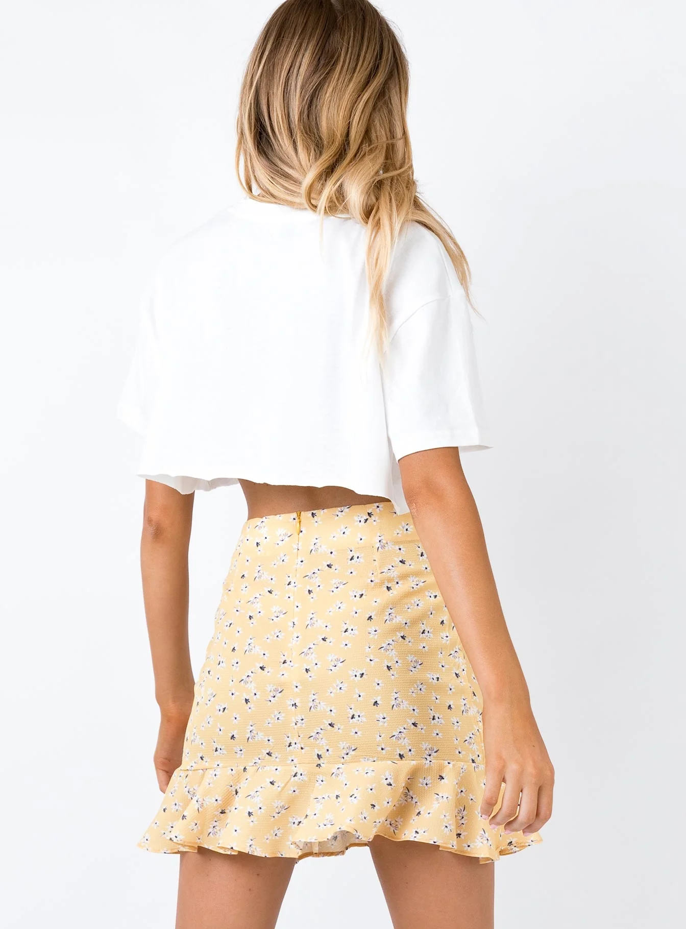 Zecca Mini Skirt Yellow