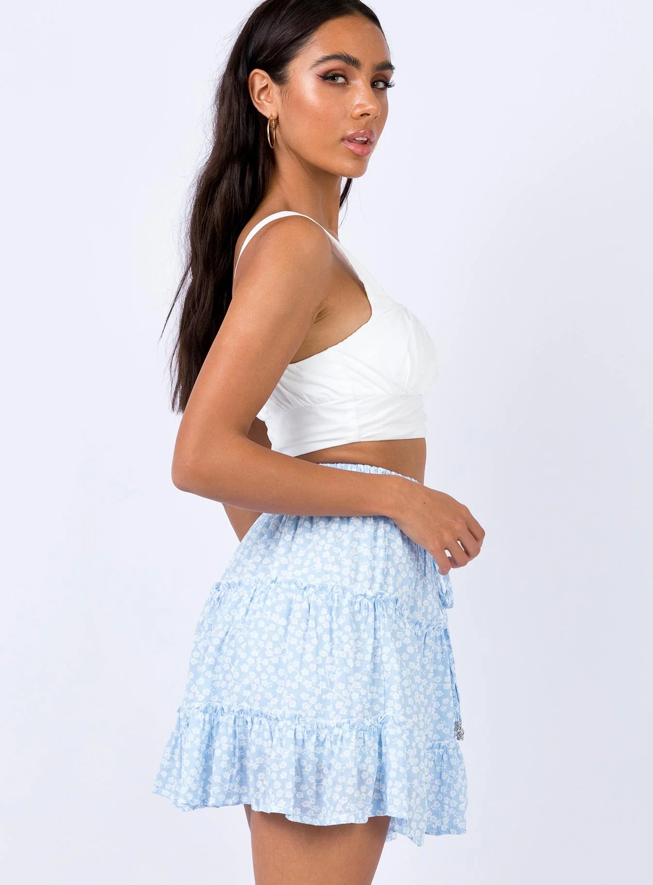 Meltem Mini Skirt Blue