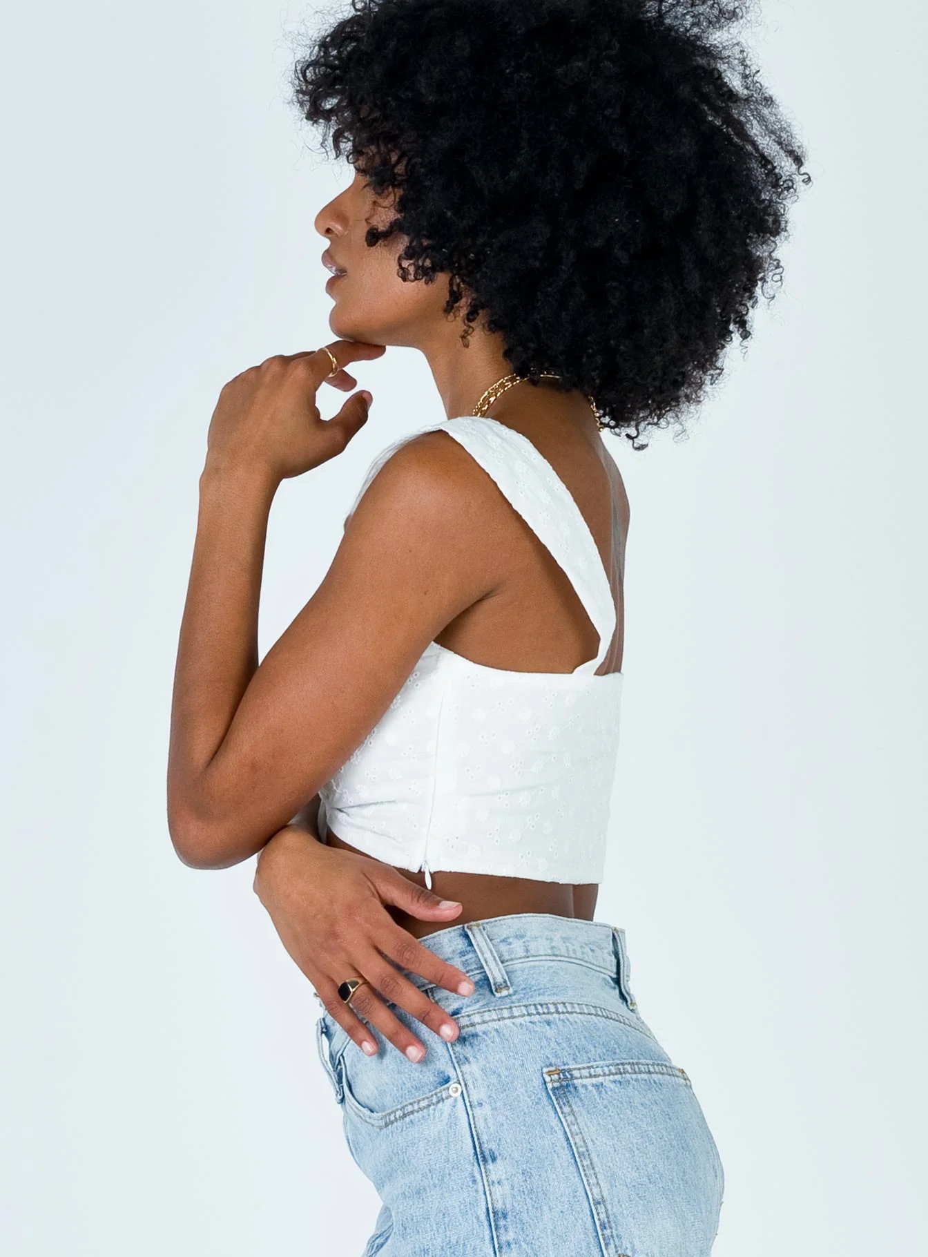 The Ini Crop Top White
