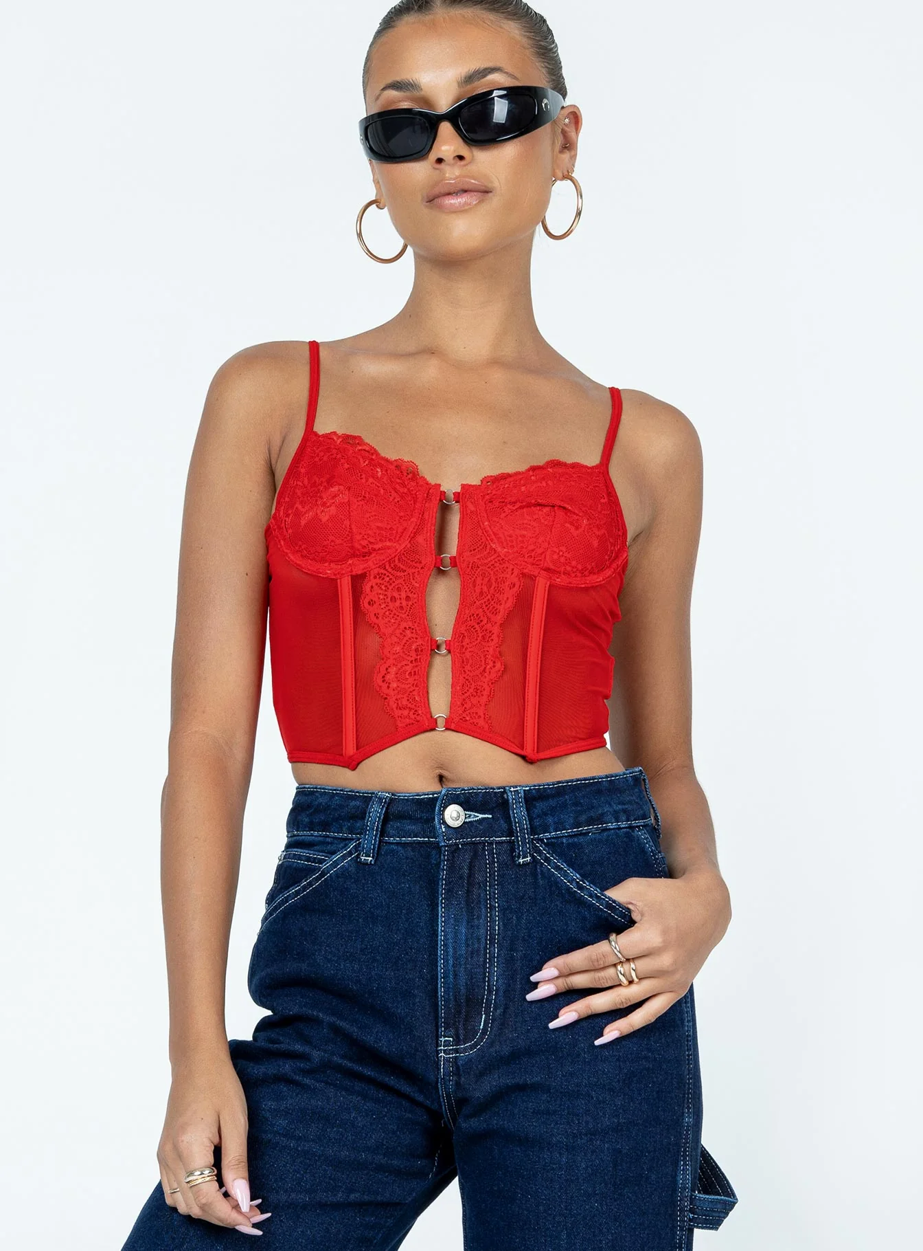 Lerina Top Red