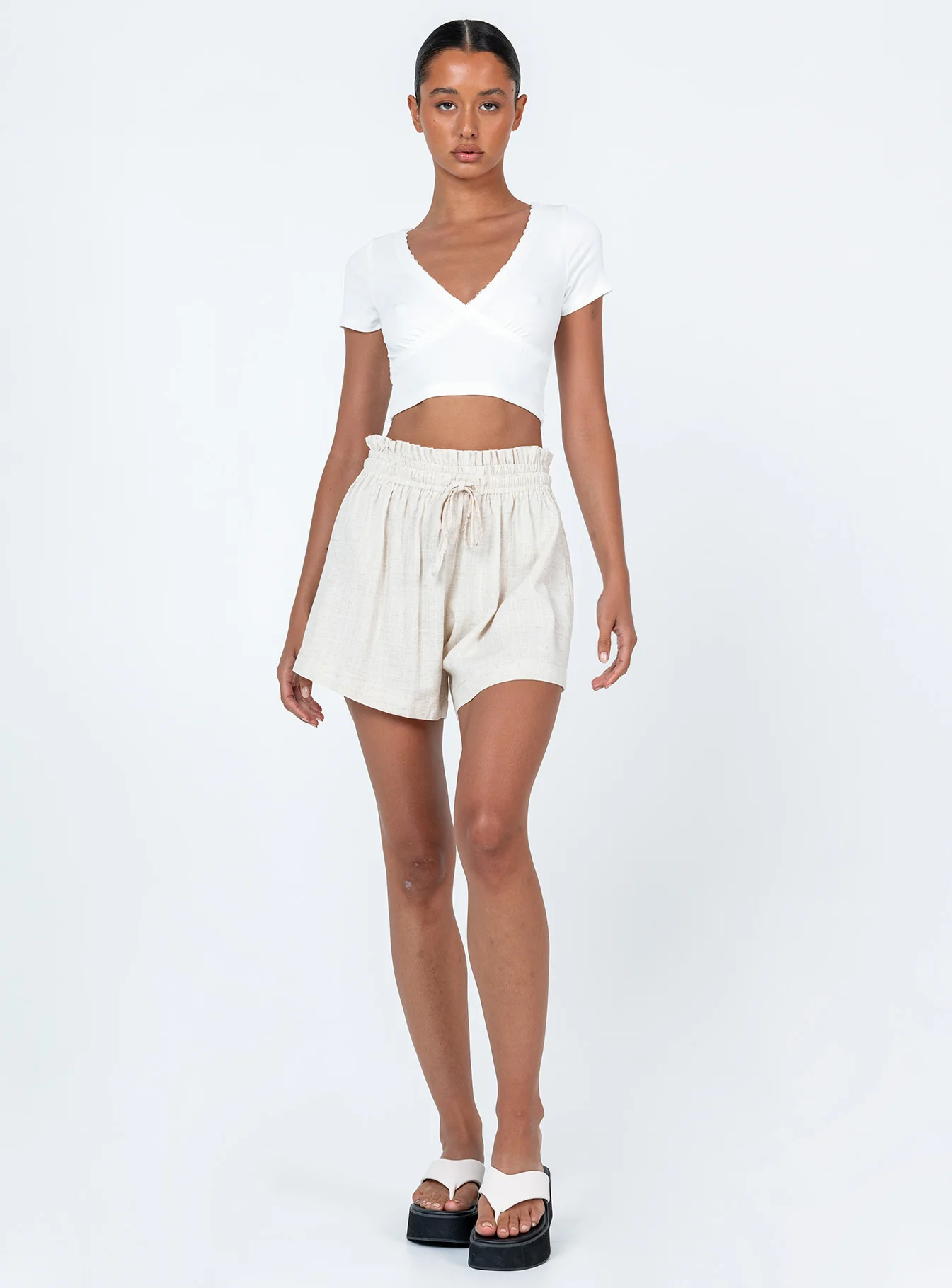 Sarah Shorts Beige