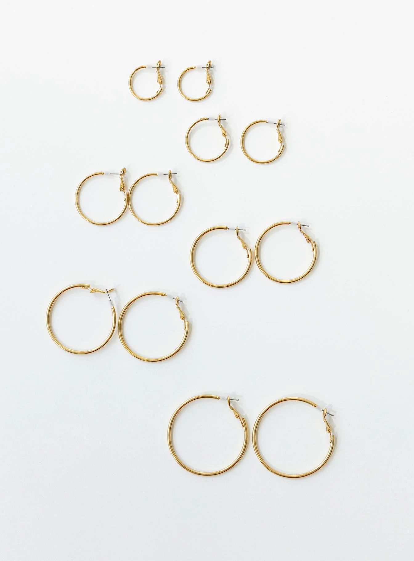 Cari Hoop Earring Pack Gold