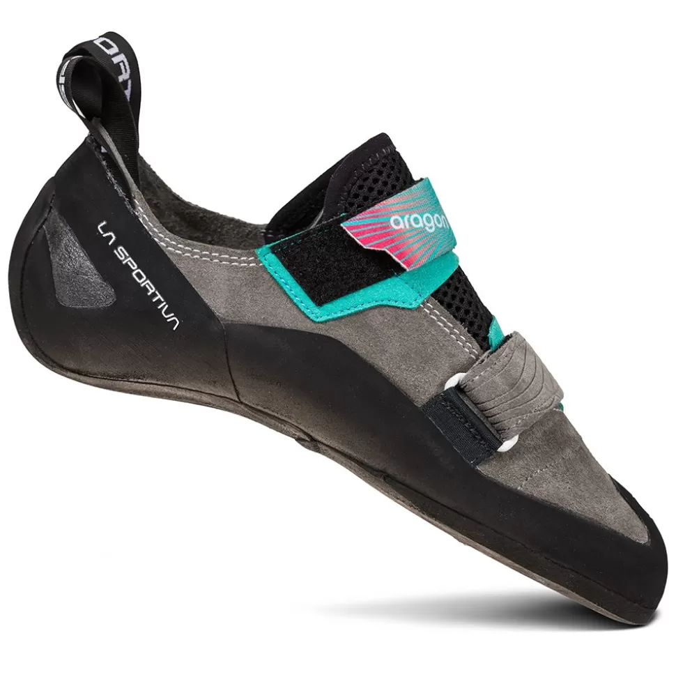 Climbing^La Sportiva ARAGON WOMENS Clay/Hibiscus
